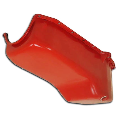 Orange 4 Quart Oil Pan For 58-79 Chevy Small Block 232 267 283 305 327 350 400