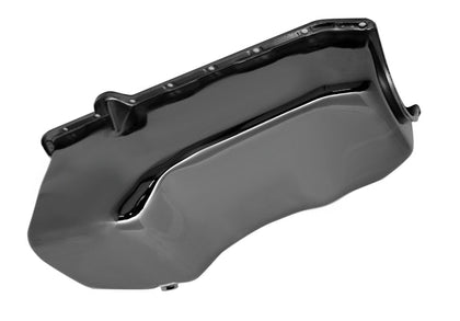 FOR 1980-1985 CHEVY SMALL BLOCK 267 283 305 327 350 4 QUART OIL PAN BLACK CHROME