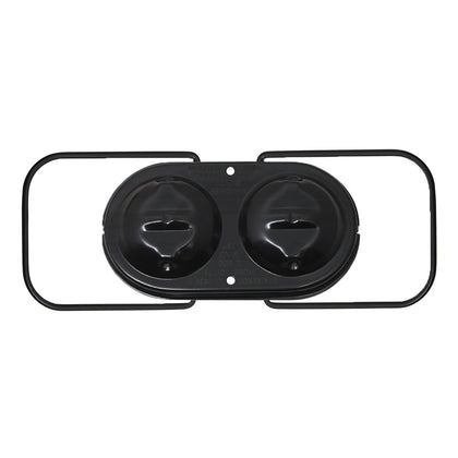 For Chevy Gm Oval Master Cylinder Cover (Dual Bail) - Black