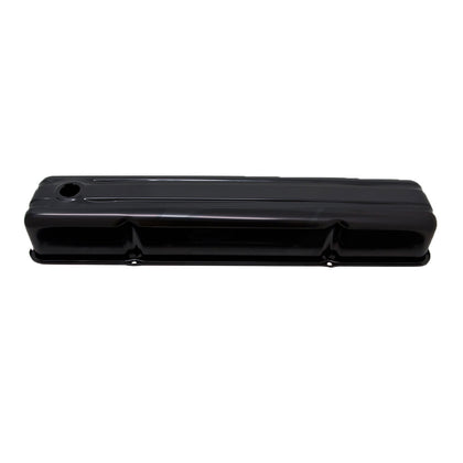 For 1952-62 Chevy 235 Straight Inline 6 Cylinder Steel Valve Cover - Black