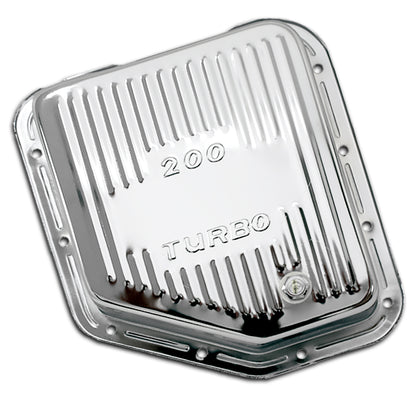 For Chevy Gm Turbo Th-200 Steel Transmission Pan - Chrome