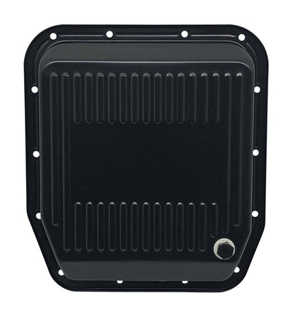 Transmission Pan Black Steel For Ford AOD