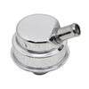 Steel Push In Style Breather Cap - Chrome