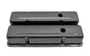 For 1958-86 CHEVY SMALL BLOCK TALL STEEL VALVE COVERS BLACK CHROME