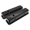 FOR 1958-86 CHEVY SMALL BLOCK 283-305-327-350-400 TALL STEEL VALVE COVERS BLACK