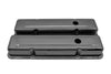 For 1958-86 CHEVY SMALL BLOCK SHORT STEEL VALVE COVERS BLACK CHROME