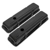 For 1958-86 Chevy Small Block Short Steel Valve Covers - Edp Black