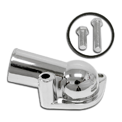 For Chevy SMALL BLOCK-BIG BLOCK ZINC ALLOY WATER NECK - CHROME