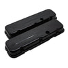 For 1965-95 Chevy Big Block 396-427-454-502 Short Steel Valve Covers - Black