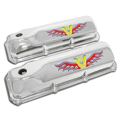 FOR 1969-82 FORD SMALL BLOCK 351C 351M 400M BOSS 302 STEEL VALVE COVERS 3 COLOR