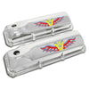 For 1969-8M-BOSS 302 STEEL VALVE COVERS 3 COLOR V8 LOGO