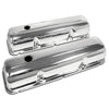 FOR 1957-76 FORD BIG BLOCK FE 352 390 406 427 428 STEEL VALVE COVERS - CHROME