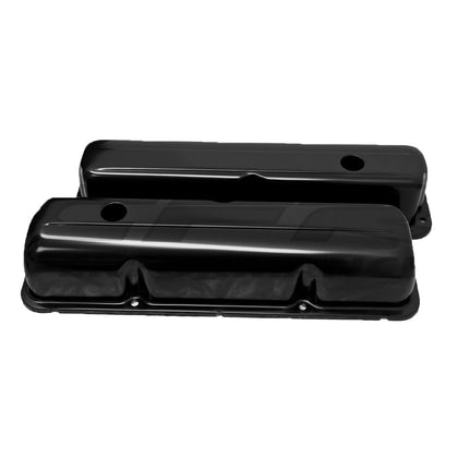FOR 1957-76 FORD BB FE 352 390 406 427 428 VALVE COVERS - BLACK STEEL
