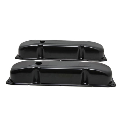FOR 1958-1988 BIG BLOCK 383-426-440 STEEL WEDGE VALVE COVERS BLACK