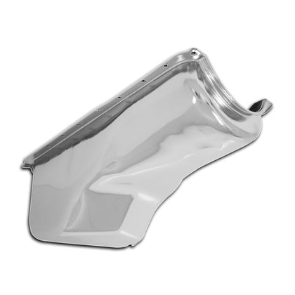 For 1970-82 Ford Small Block 351C-351M-400 Stock Capacity Oil Pan - Chrome