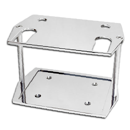 Smooth Polished Billet Al Optima Group 75 25 Battery Tray - For Chevy Ford