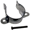 Round Distributor Coil Bracket Vertical Mount Type Black Chrome For Chevy GM