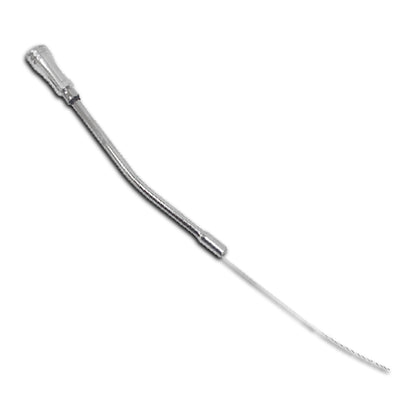 fit 65-79 Pontiac Small Block Engine Oil Dipstick - Chrome W/ Billet Al Handle
