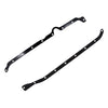 BLACK STEEL For 86-02 CHEVY SB OIL PAN REINFORCED RAILS ONE PIECE REAR MAIN SEAL