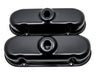 For 1982-04 FORD 3.8L V6 232 STEEL VALVE COVERS - BLACK