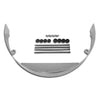 3" Universal Chrome Steel Cooling Fan Shroud - For Chevy Ford