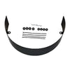 5-1-2" UNIVERSAL BLACK STEEL COOLING FAN SHROUD - CHEVY-FORD