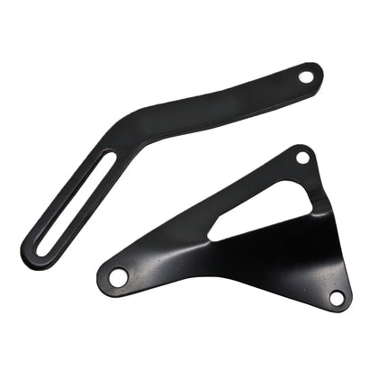 For 1965-69 FORD SMALL BLOCK OEM STYLE ALTERNATOR BRACKET SET - BLACK