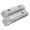 For 1987-00 Chevy Gmc 5.0L & 5.7L Center Bolt Steel Valve Cover Caps - Chrome