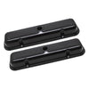For 1959-79 Pontiac V8 Short Steel Center Hole Valve Covers - Black