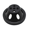 For Chevy Small Block Black Aluminum Water Pump Pulley - 1 Groove (Short)