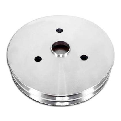 For Chevy Small Block Aluminum Crank Pulley - 2 Groove (Short)