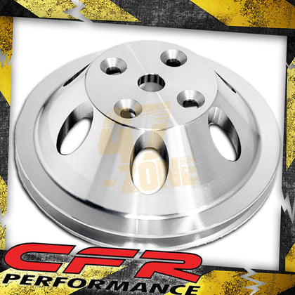 For CHEVY SMALL BLOCK MACHINED ALUMINUM WATER PUMP PULLEY - 1 GROOVE (LONG)