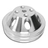 For Chevy SB Small Block Machined Aluminum Water Pump Pulley 2 Groove (Lwp)