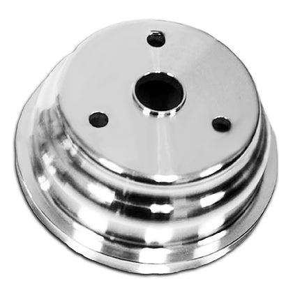 For Chevy Small Block Aluminum Crank Pulley - 1 Groove (Long)