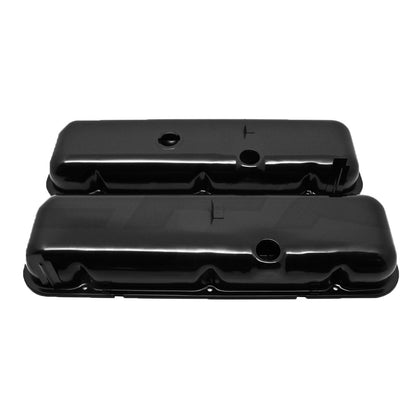 For 1965-72 CHEVY BIG BLOCK 396-427-454 TALL OEM STYLE STEEL VALVE COVERS BLACK