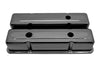 STEEL For 1958-86 CHEVY SB 1 HOLE 2 HOLE SCREW IN TALL VALVE COVERS BLACK CHROME
