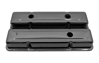 STEEL For 1958-86 CHEVY SB 1 HOLE 2 HOLE SCREW IN SHORT VALVE COVERS