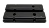 STEEL For 1958-86 CHEVY SB 1 HOLE 2 HOLE SCREW IN SHORT VALVE COVERS BLACK