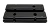 Short 2-5/8" Black Steel Valve Covers For 1958-86 Chevy Small Block SBC 283 400
