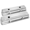 For 1958-86 CHEVY SMALL BLOCK OEM STYLE SHORT VALVE COVERS CHROME