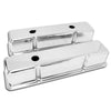 For 58-86 Chevy Small Block 283 305 327 350 400 Tall Smooth Valve Covers Chrome