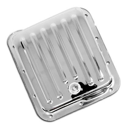 For Ford C4 STEEL For Transmission Pan (Case Fill Style) - Chrome