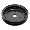 For 1955-68 Chevy Small Block Black Steel Crankshaft Pulley - Short (2 Groove)