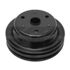 2 Groove Steel Crankshaft Pulley For 1969-1985 Chevy Small Block Long Water Pump