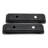 Black Steel Valve Covers Center Bolt 2 Holes EA For 87-00 Chevy GMC 5.0L 5.7L V8