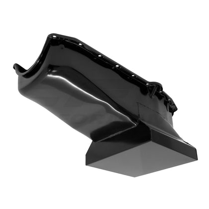 For 1958-79 CHEVY SMALL BLOCK 283-305-327-350-400 DRAG RACING OIL PAN - BLACK