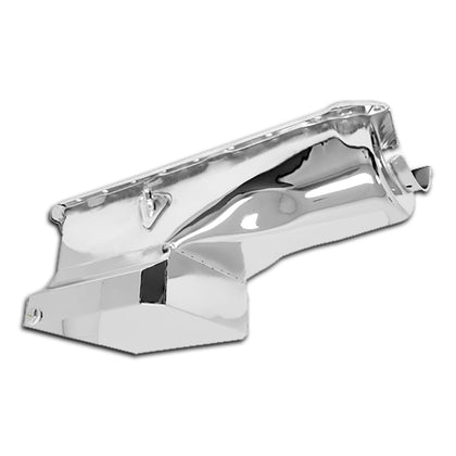 For 1965-90 CHEVY BIG BLOCK 396-402-427-454 DRAG RACING OIL PAN - CHROME