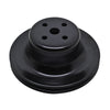 Black Steel Water Pump Pulley 1 Groove For 1965-66 Ford Small Block 6.125 Inch