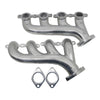 Cast Iron Exhaust Manifolds 02-12 for chevy Ls Based - Ceramic Silver