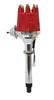 ALUMINUM For Chevy GM SB BB PRO BILLET DISTRIBUTOR W-VACUUM ADVANCE - RED CAP